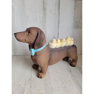 Dachshund wiener dog chick Easter cute home decor chic spring figure